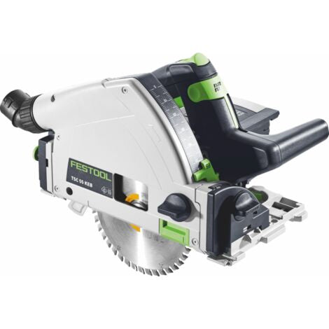 FST- Scie plongeante sans fil FST tsc 55 5,2 kebi-plus/xl-fs - 2 batteries 18v, chargeur + lame ø160mm + rail fs1400/2-577006