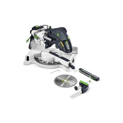 FST KS 120 EB KAPEX Scie à onglets 1600W 260 mm ( 561283 ) + lame de scie HW