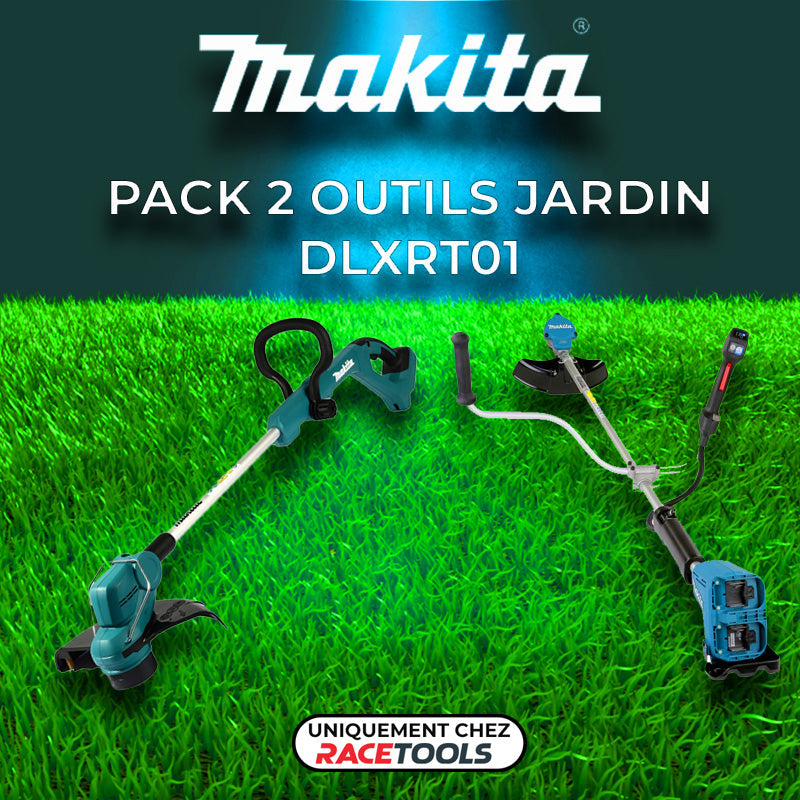 Professional Garden Kit: Makita Edger and Brush Cutter - 18V LXT (DUR368AZ + DUR193Z + 3 x 5Ah + DC18RC)