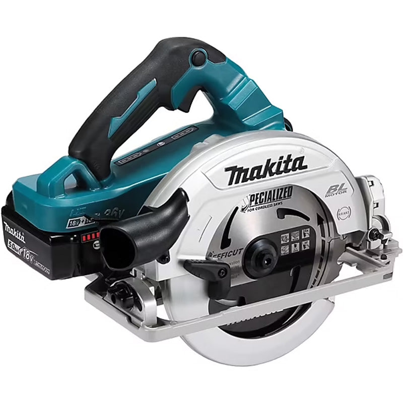 Circular saw Ø 190 mm, 2x5Ah, 18V LXT Makita DHS783T2JU, in box + AWS chip - A powerful tool for precise cuts